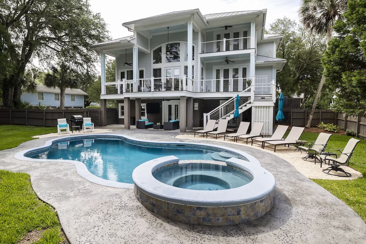 Updated Island home with Private Pool and Spa in the Heart of Isle of Palms!